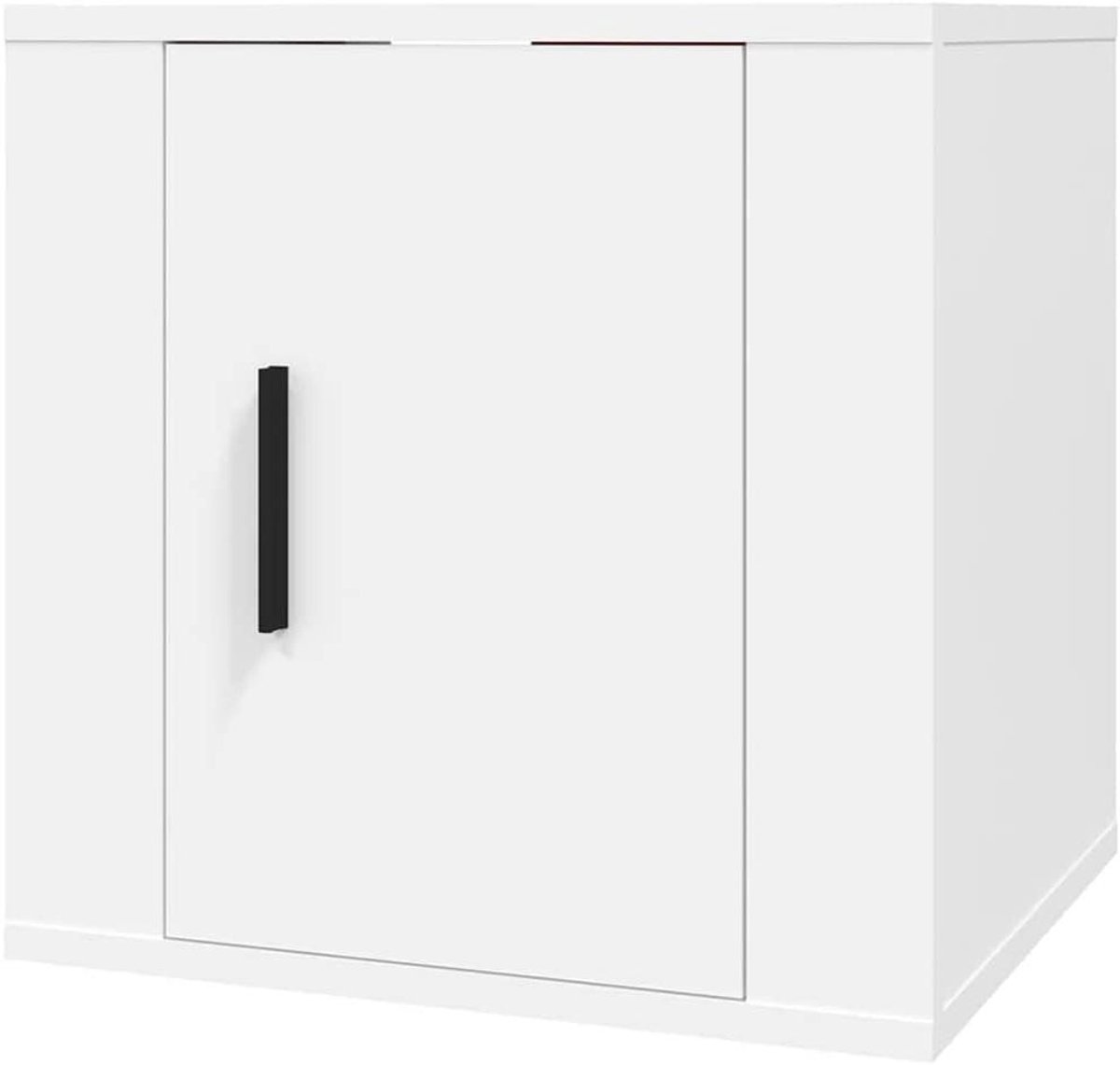 Tv-wandmeubel - Televisiekast Dressoir - Media Opbergen - Wandmontage Basis - 40 x 345 x 40 cm - Wit
