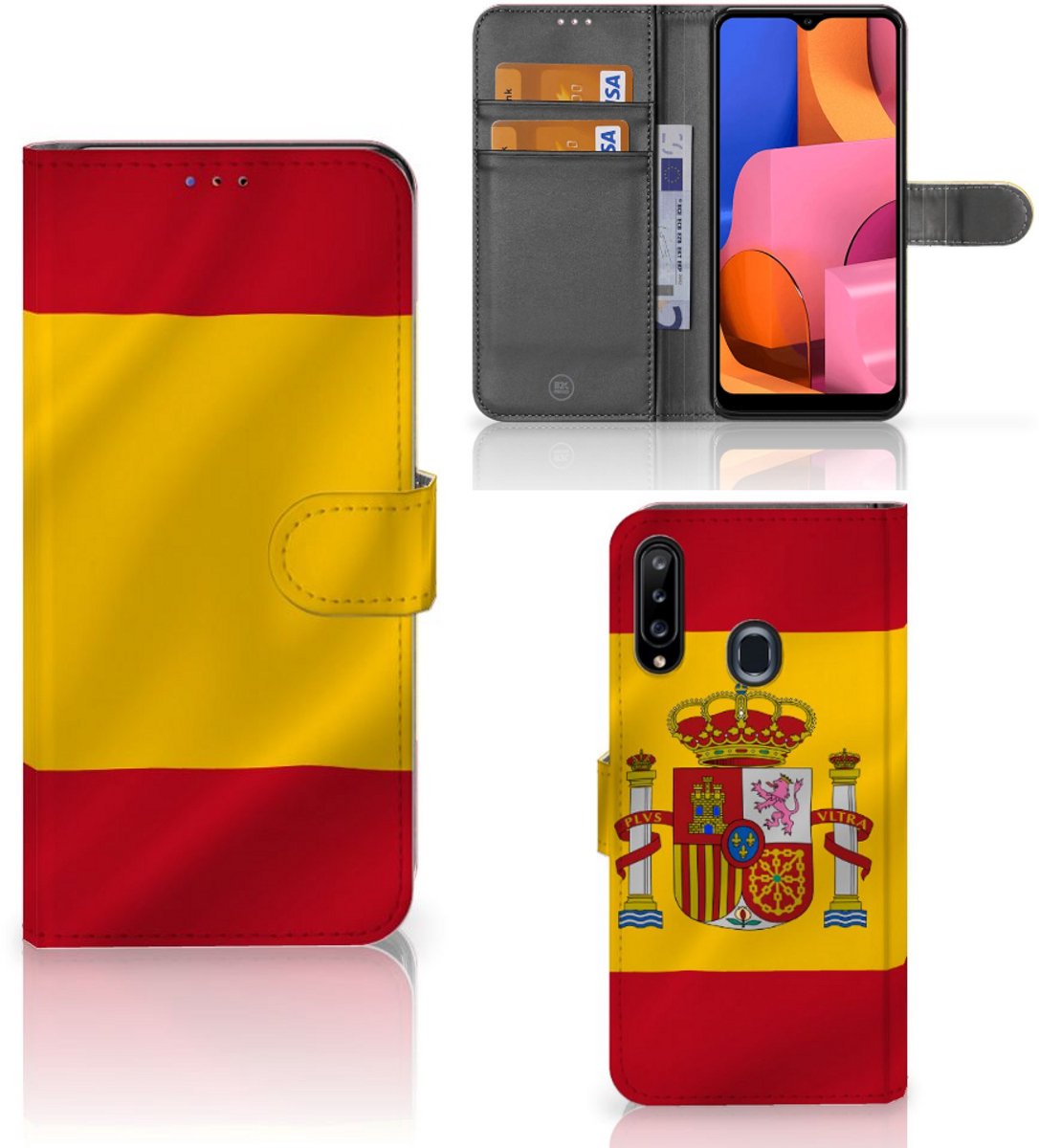Boekhoesje voor Samsung Galaxy A20s Bookstyle Case Spanje