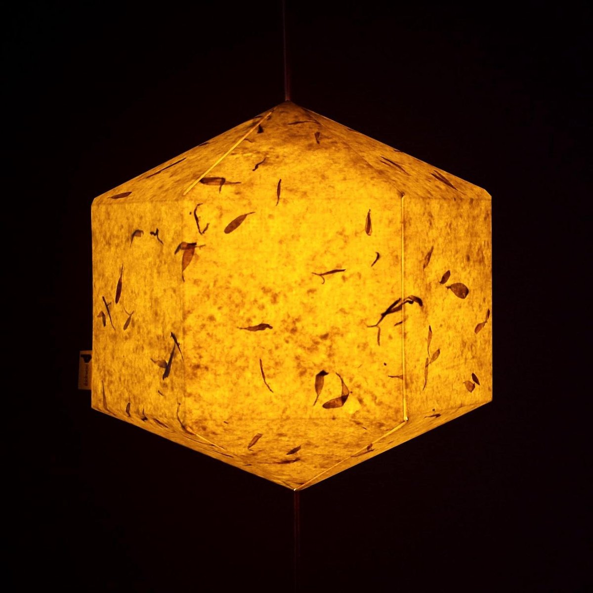 Papieren Lantaarn - Hanglamp Bloem - Woondecoratie - Handgemaakt Origami - 27cm x 27cm - P