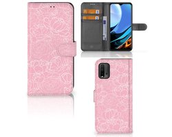 Xiaomi Redmi 9T | Poco M3 Hoesje White Flowers