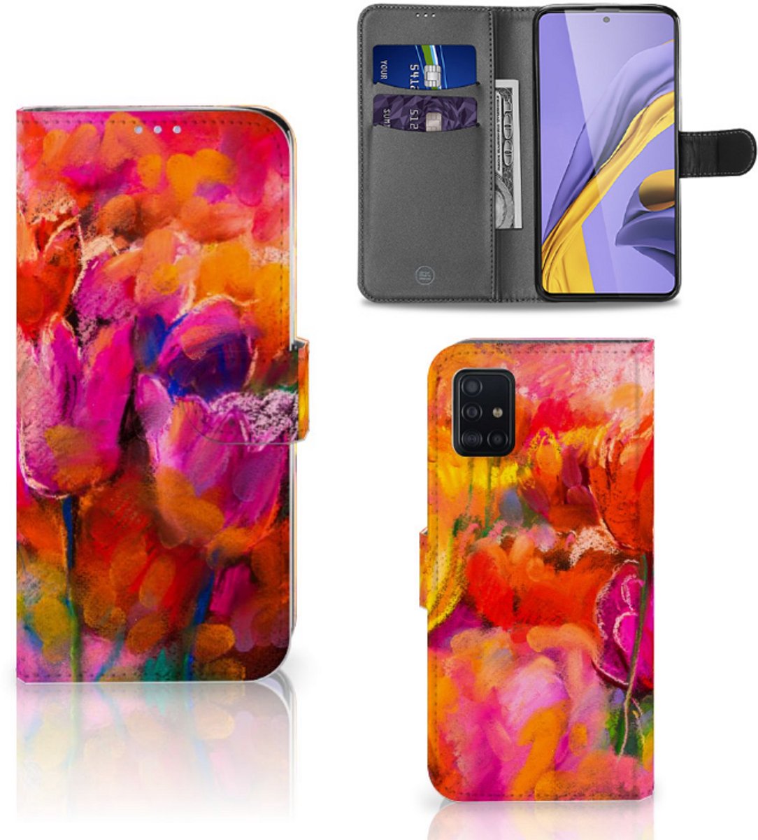 Hoesje Samsung Galaxy A51 Tulips