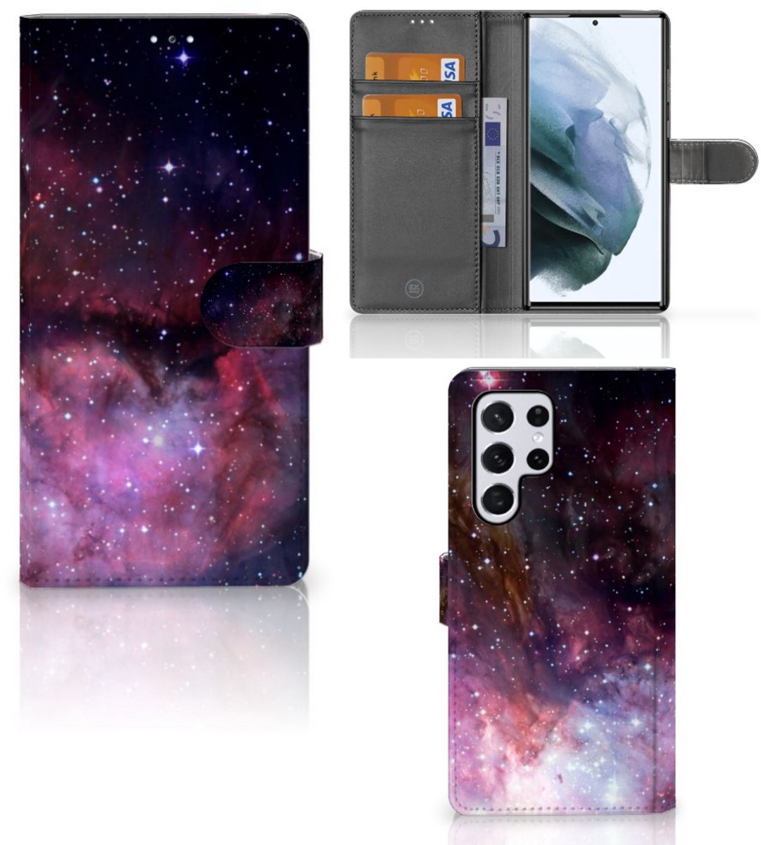 Book Case voor Samsung Galaxy S22 Ultra Galaxy