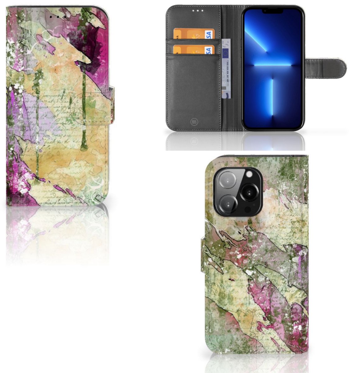 Hoesje iPhone 13 Pro Letter Painting
