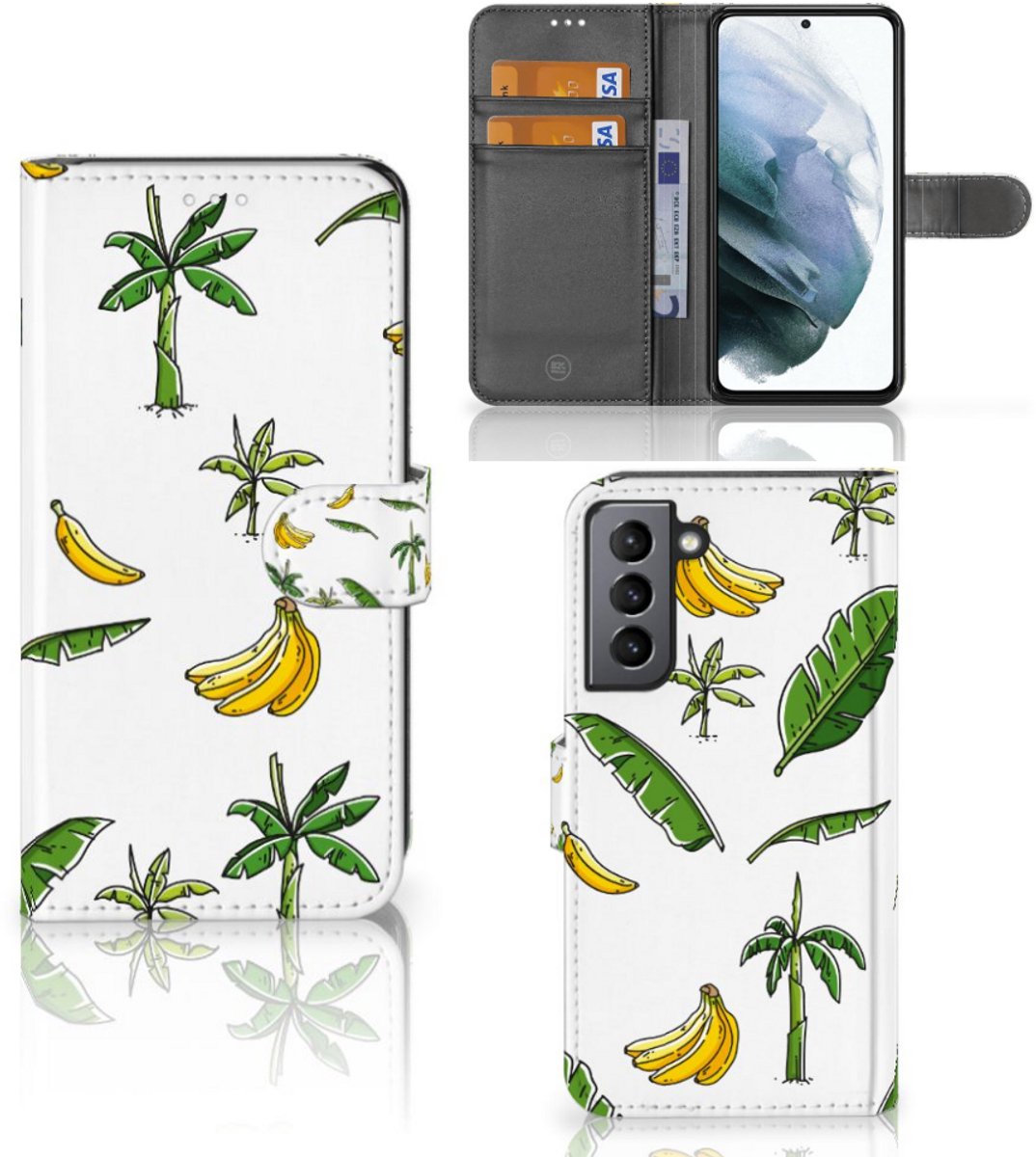 Samsung Galaxy S21 FE Hoesje Banana Tree