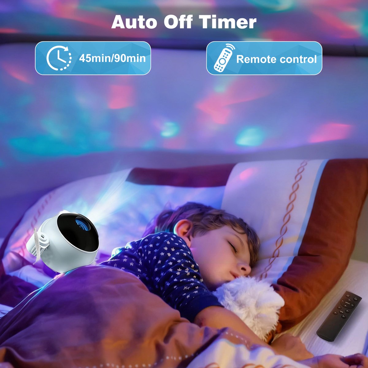 YONO Sterren Projector Astronaut - Sterrenhemel Projector - Galaxy - Heelal Nacht Lamp met Afstandsbediening – foto 8