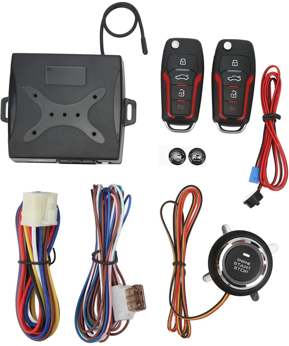 MTTProducts - Car Keyless Entry System - Universeel - Eenvoudige installatie - 12V voertuigen - Diefstalbeveiliging - Gemak - Inclusief afstandsbediening