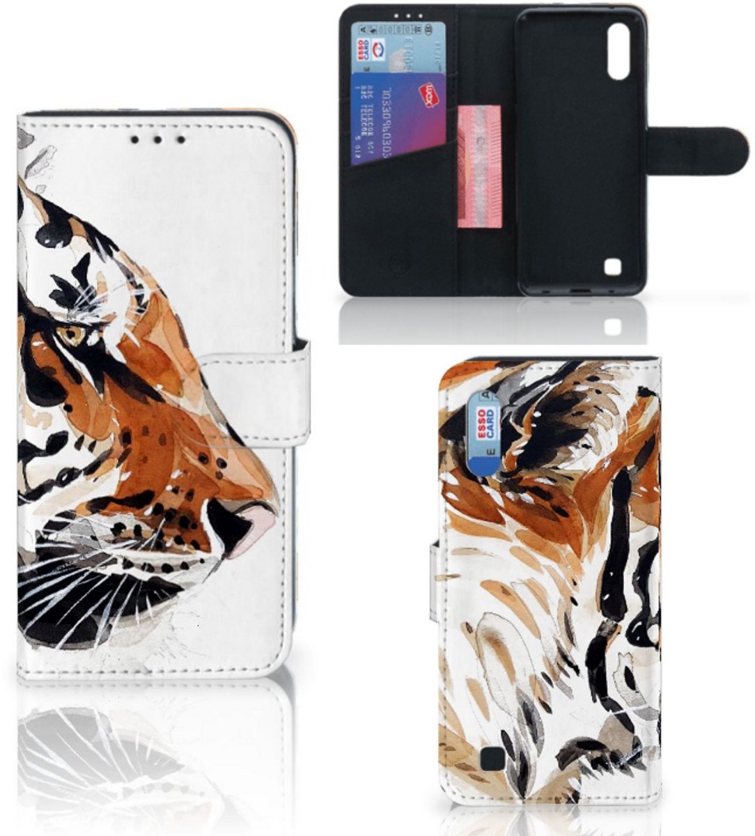 Hoesje Samsung Galaxy M10 Watercolor Tiger