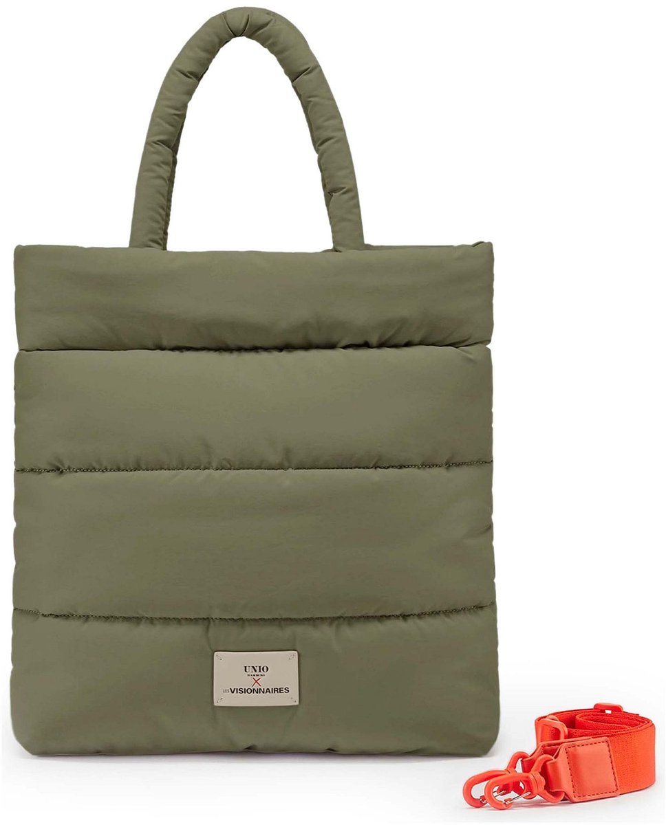 LES VISIONNAIRES Unio Shopper Handtas 40 cm - Dames - deep forest 1