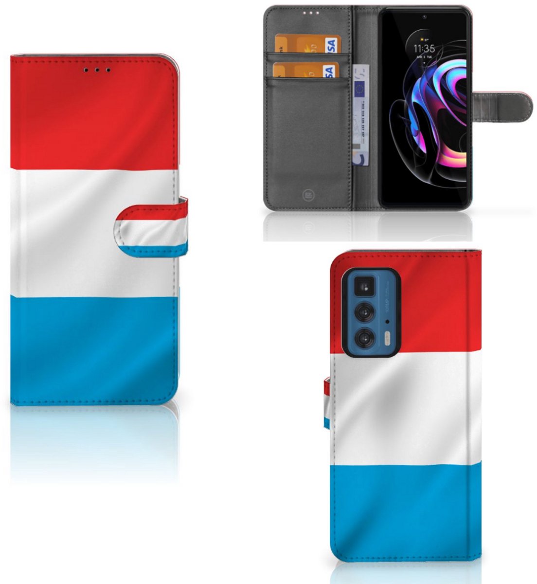 Motorola Edge 20 Pro Bookstyle Case Luxemburg