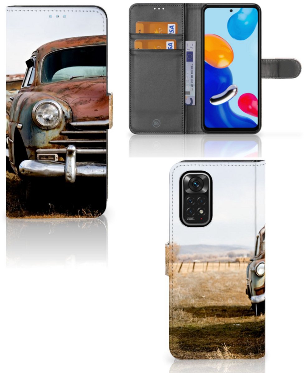Xiaomi Redmi Note 11/11S Telefoonhoesje met foto Vintage Auto
