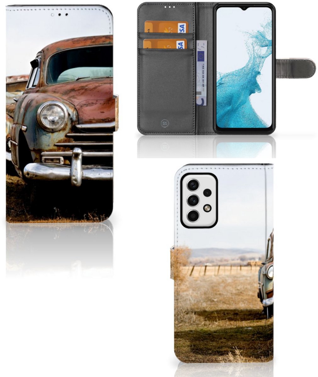 Samsung Galaxy A23 Telefoonhoesje met foto Vintage Auto