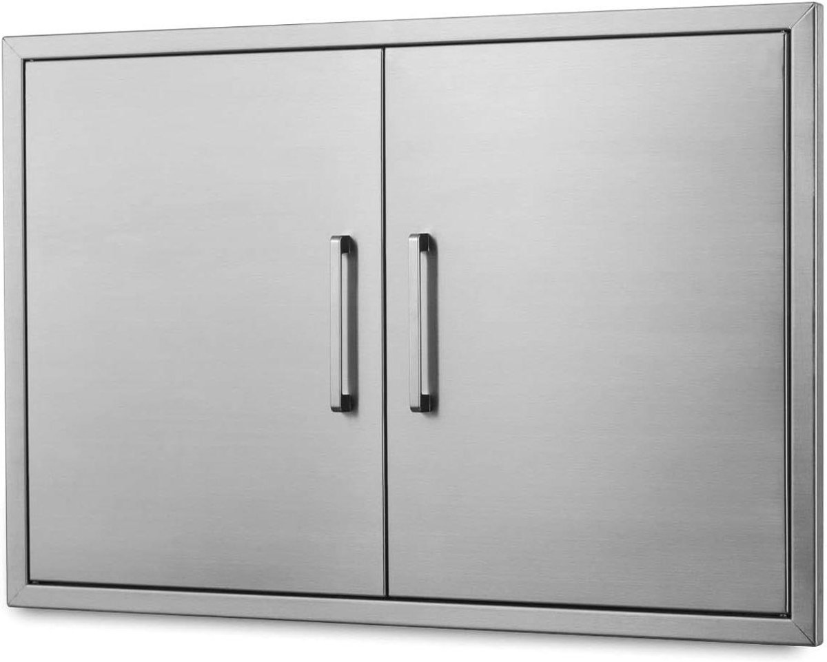 BBQ Deuren RVS - Buitenkeuken Deuren - BBQ Eiland Toegang - 30 Inch Dubbele Deur