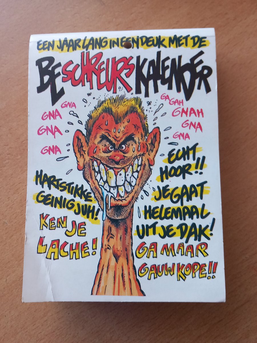 be-scheur kalender Eric Schreurs 1986 ( klepzeiker )