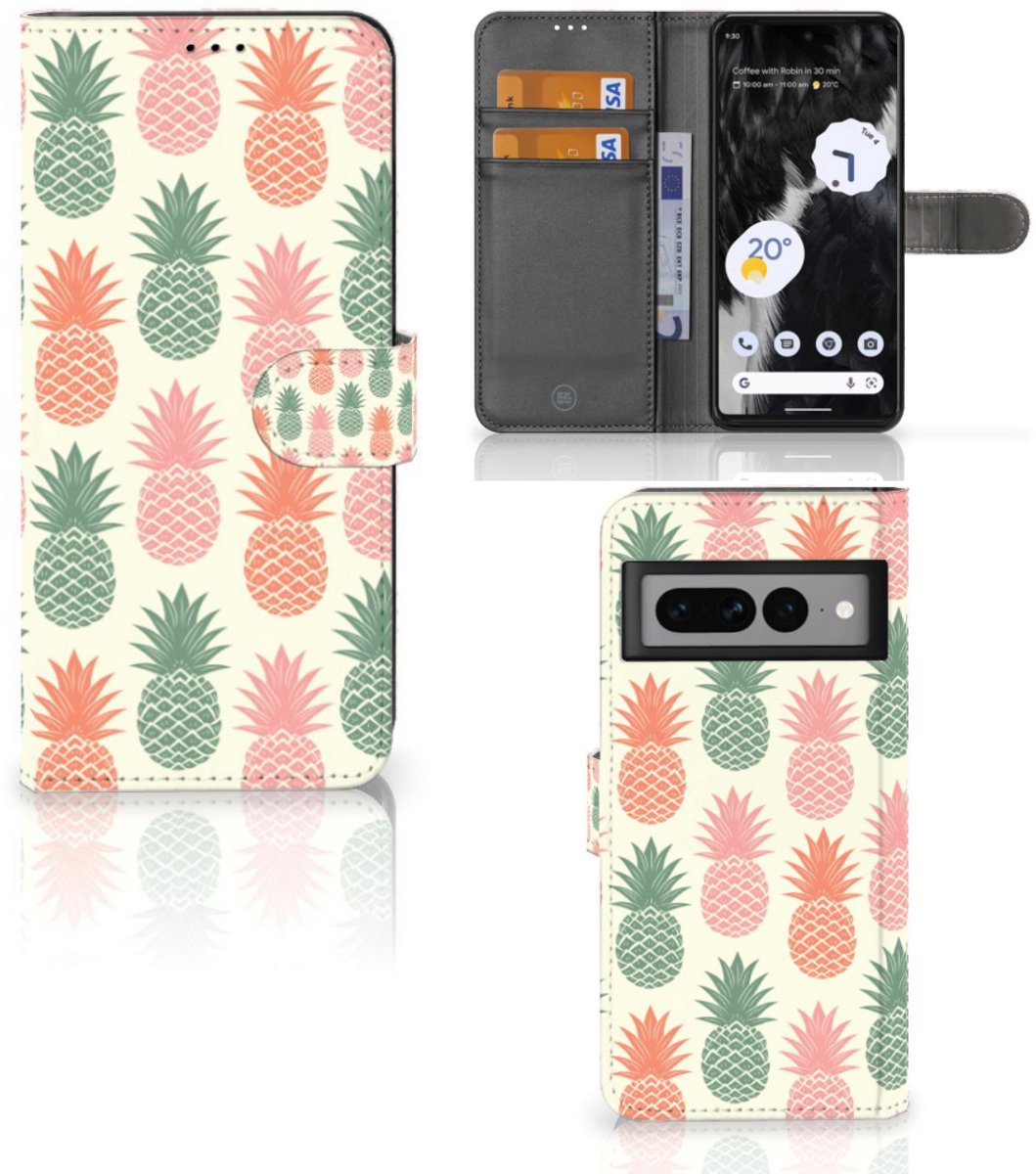 Google Pixel 7 Pro Book Cover Ananas