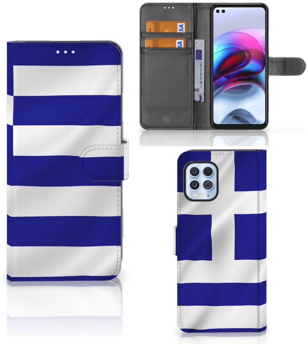Motorola Moto G100 Bookstyle Case Griekenland