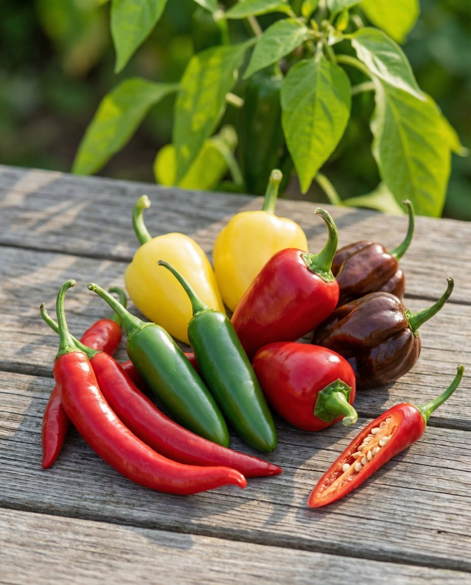 Peper Gemengd Zaden Capsicum Annuum Eenjarig Mix 5 Soorten