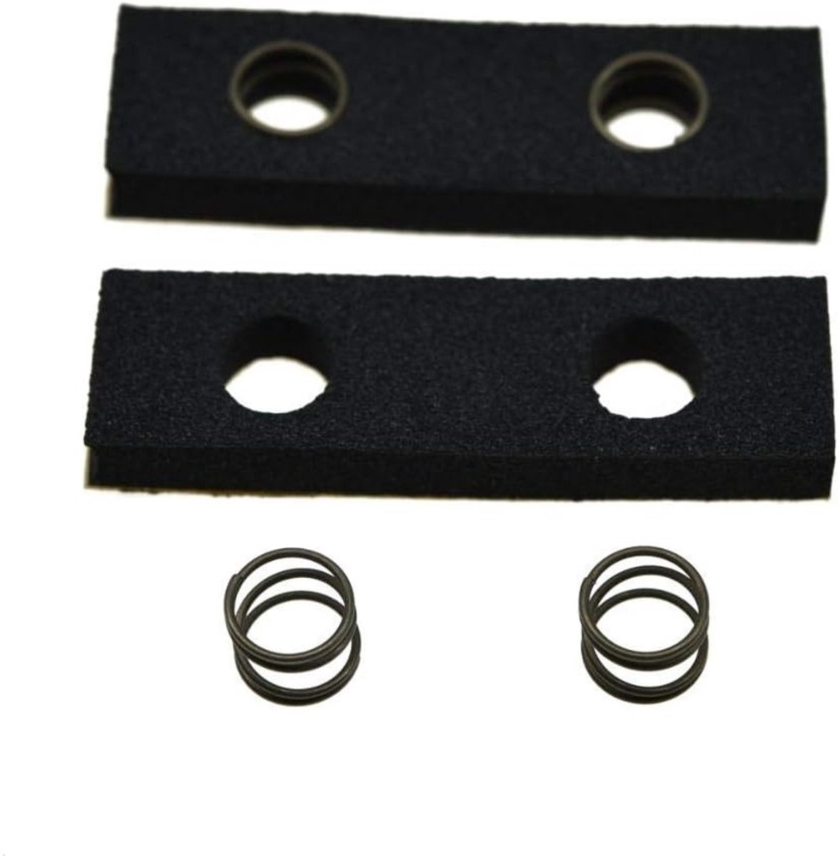 2 Stuks Bass Pickup Hoogte Verstelbare Schuim Pads met Veertjes voor Jazz J Bass en Jazzmaster Pickups