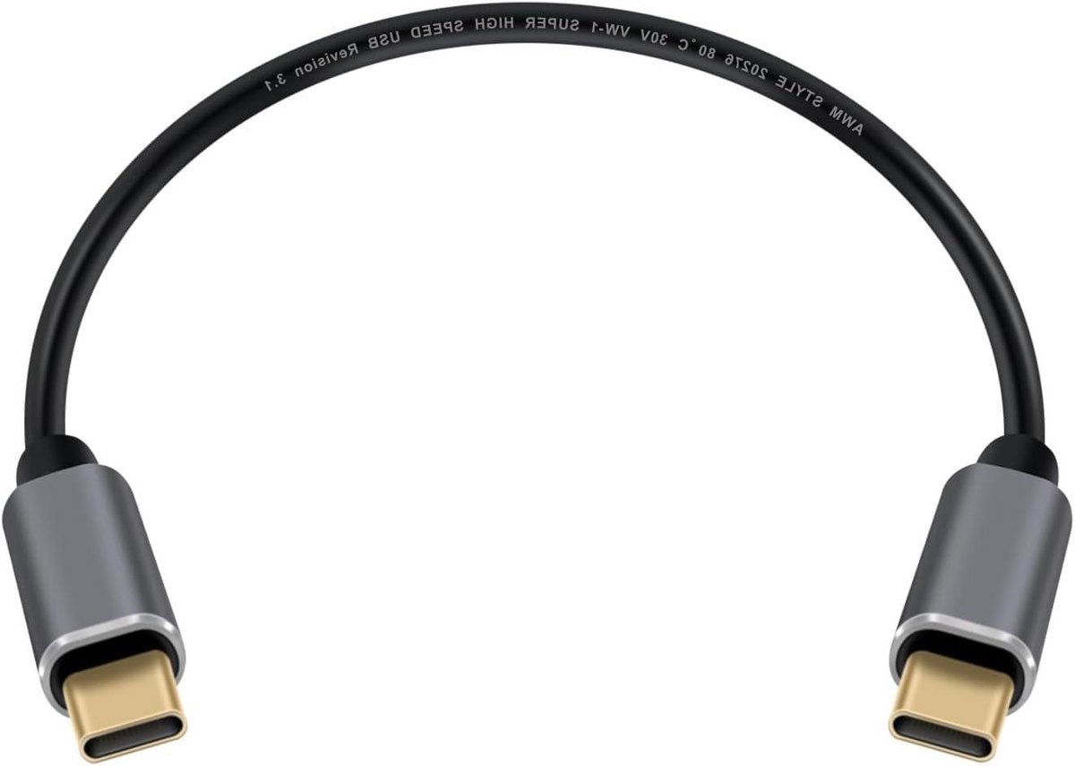 USB C naar C kabel - Type C kabel - Snel data overzetten - 10 Gbps snelheid - 1 meter
