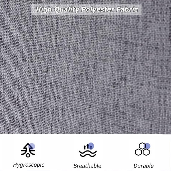 Opvouwbare Tatami Matras - Vloer Slaapmat - Gast slapen - Afneembare hoes - 200 x 90 x 10 cm - Blauw — afbeelding 4