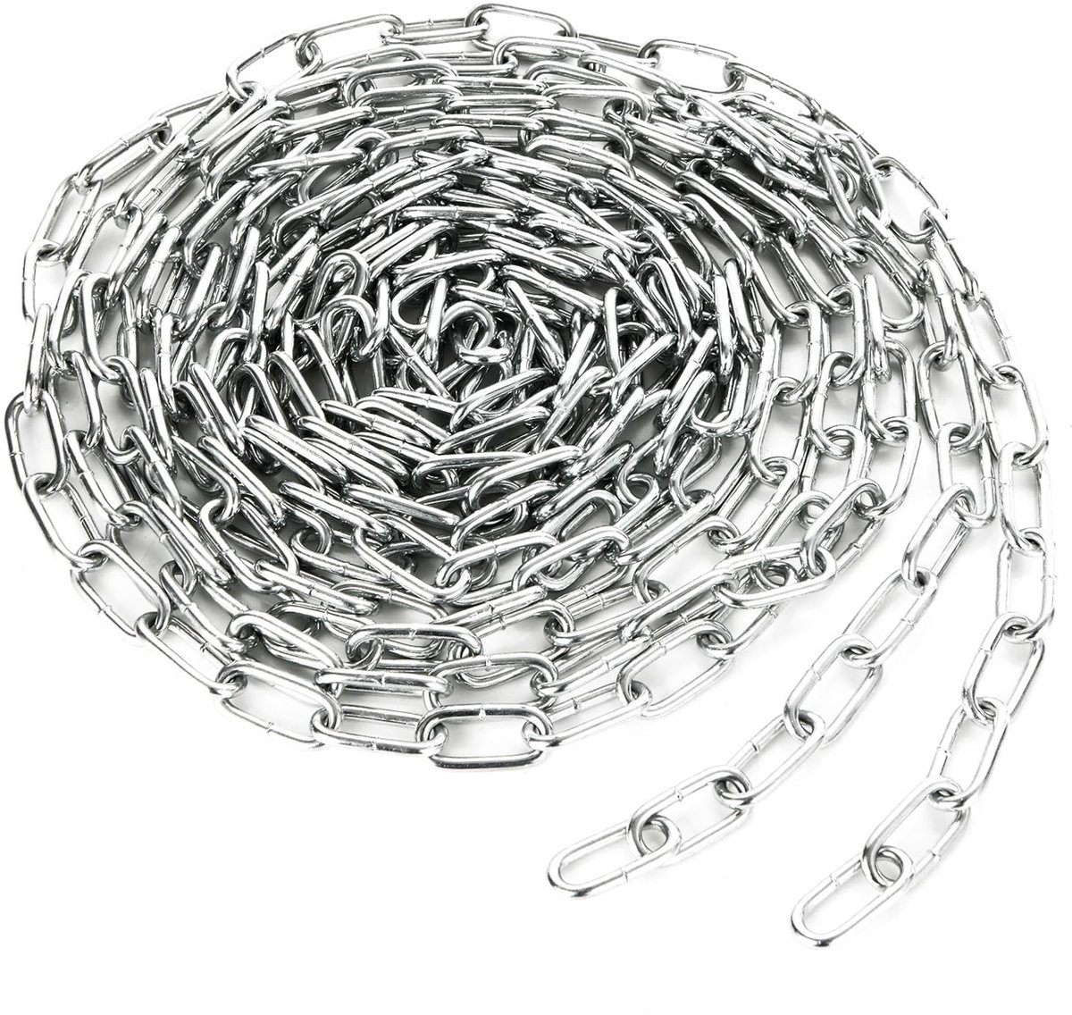 3 mm RVS Ketting 6 m - Sterk en Duurzaam voor Hangen, Wandelen en Droogrek