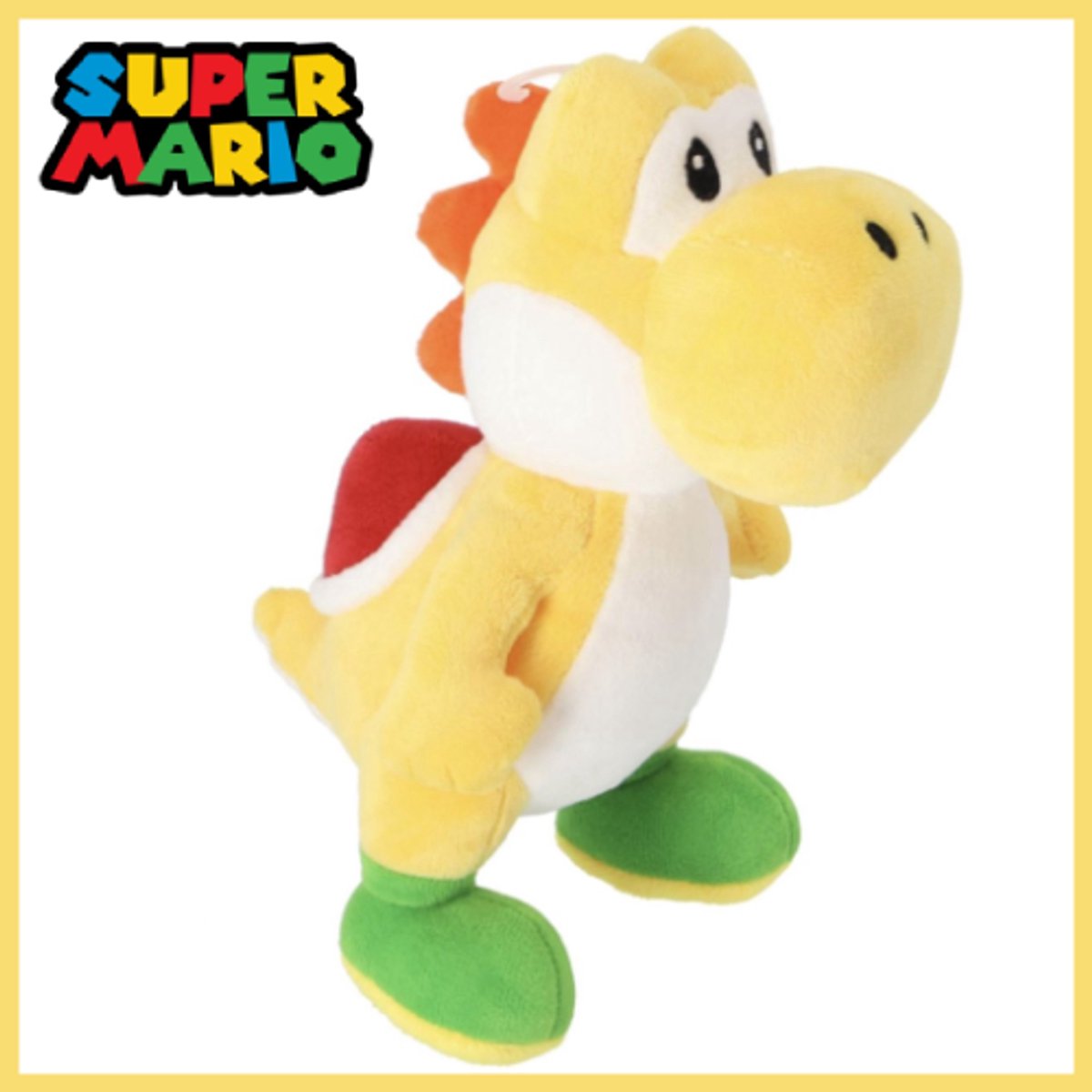 Yoshi Geel - Super Mario Pluche Knuffel 24 cm