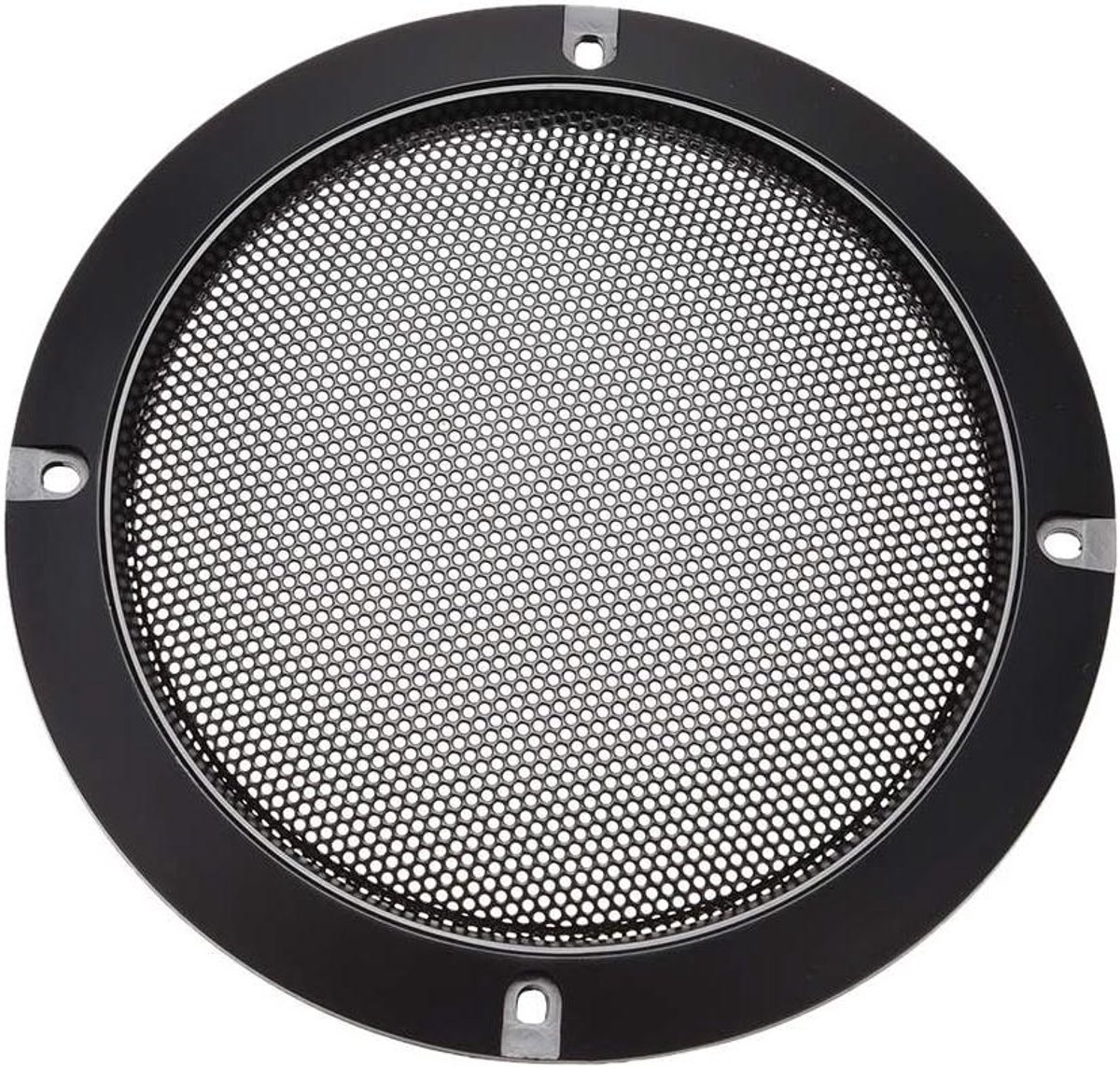 Luidspreker rooster afdekking - Speaker grill cover - Subwoofer beschermen - Decoratieve cirkel - 5 inch 153 mm - Zwart