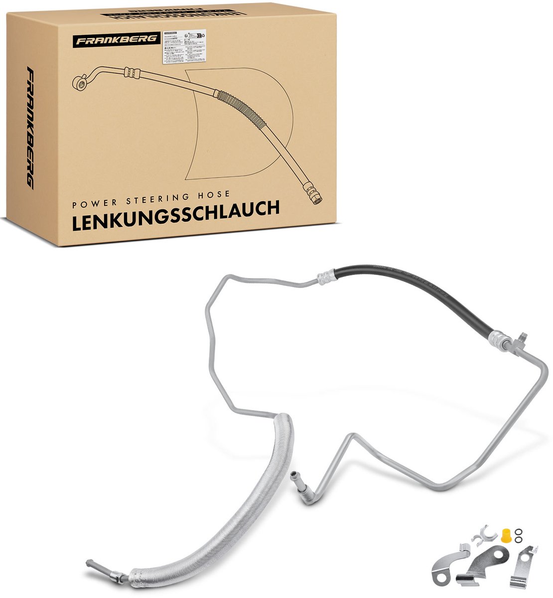 Frankberg 1x stuurbekrachtigingsslang voor Renault Clio II BB CB 12L
