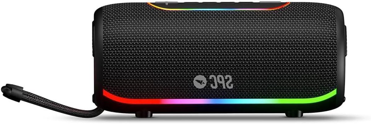 Bluetooth Luidspreker - Draagbare speaker - Muziek afspelen - 60W Dubbel Basmembraan - 20 uur batterij - Zwart