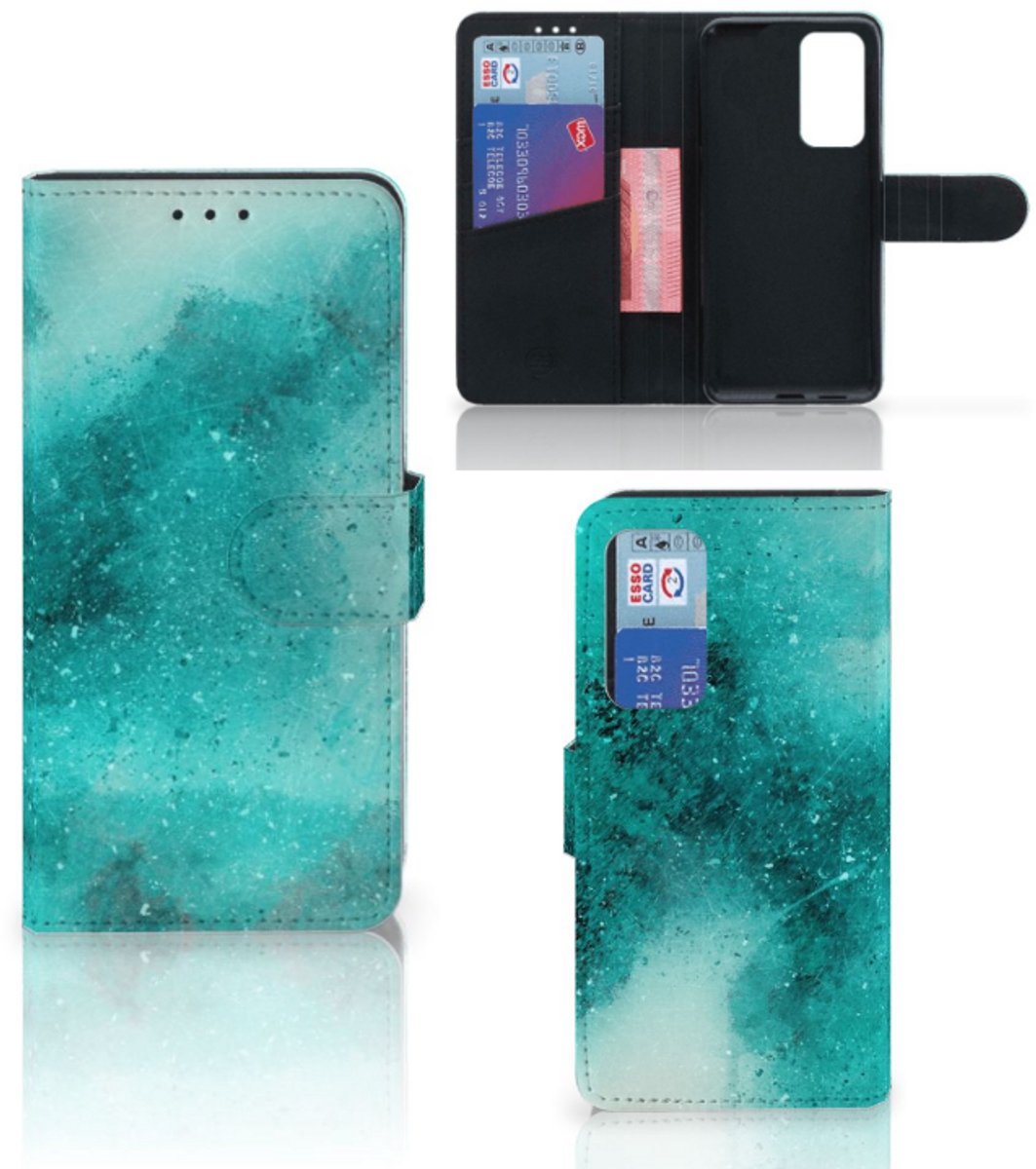 Hoesje Huawei P40 Painting Blue