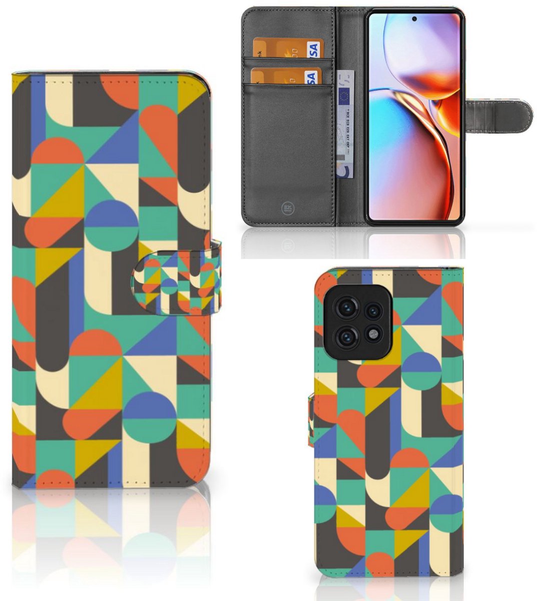 Motorola Edge 40 Pro Telefoon Hoesje Funky Retro