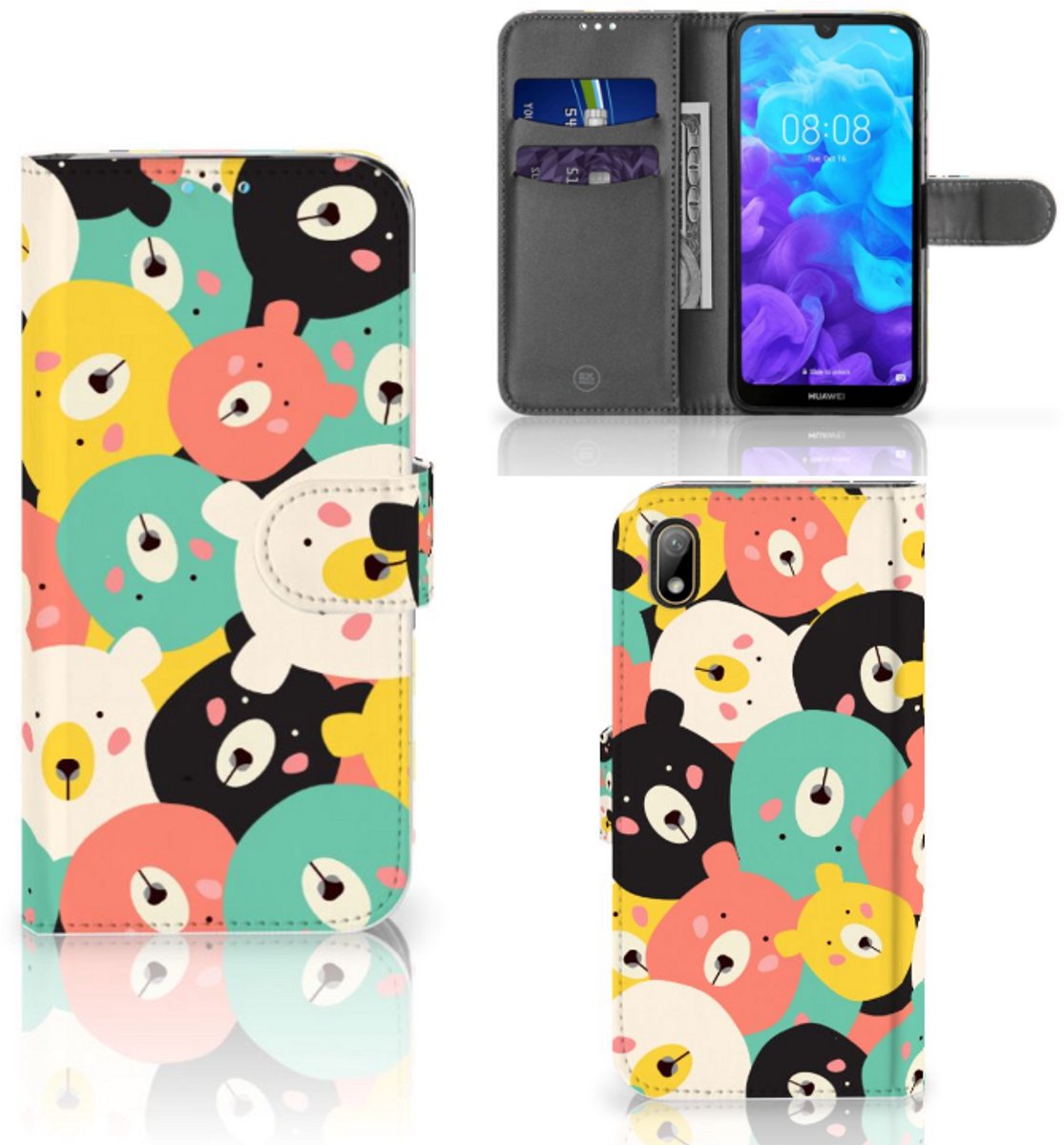 Huawei Y5 (2019) Leuk Hoesje Bears