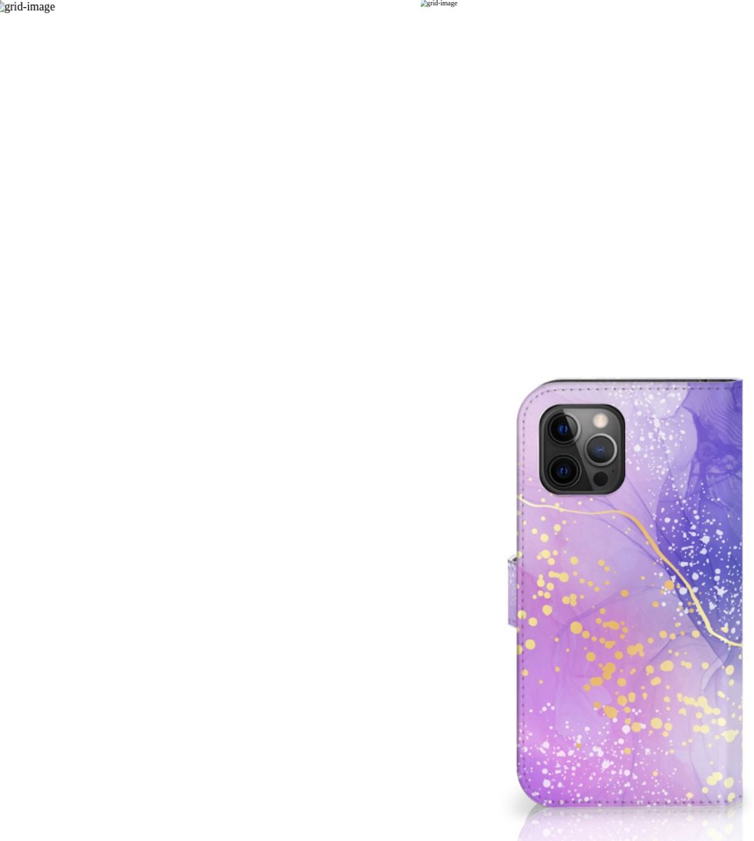Hoesje voor Apple iPhone 12 Pro Max Watercolor Paars