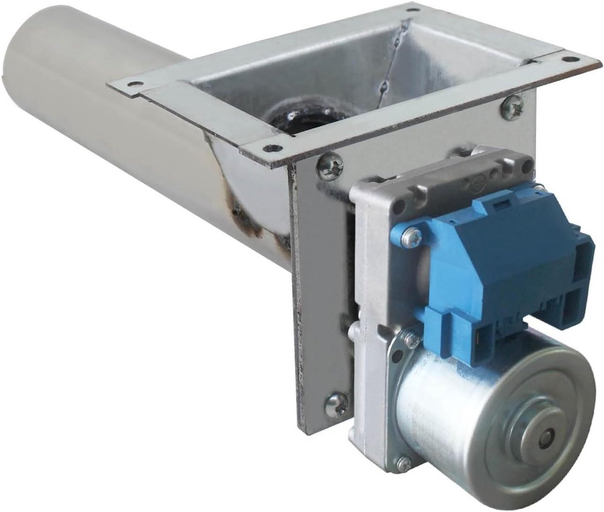 Schroef Transportmotor - Auger Motor - Pellet Toevoeren - 3 RPM Snelheid - 30.5 x 11.9 x 7.3 cm - Zilver