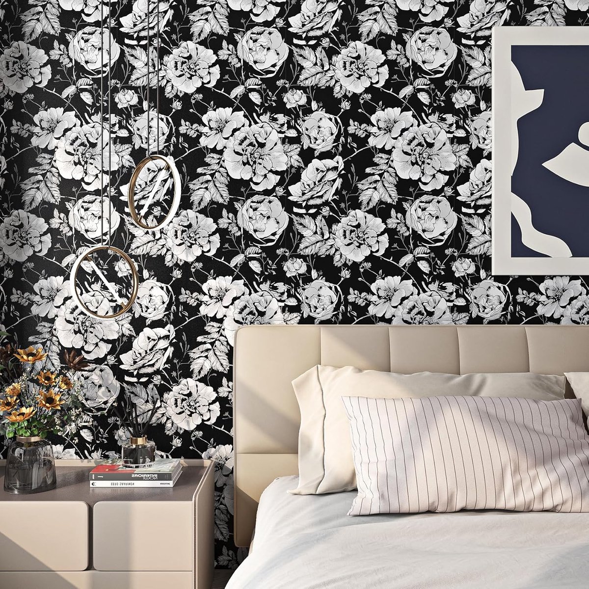 CE - Zelfklevend Fotobehang - Waterdicht - Bloemenmotief