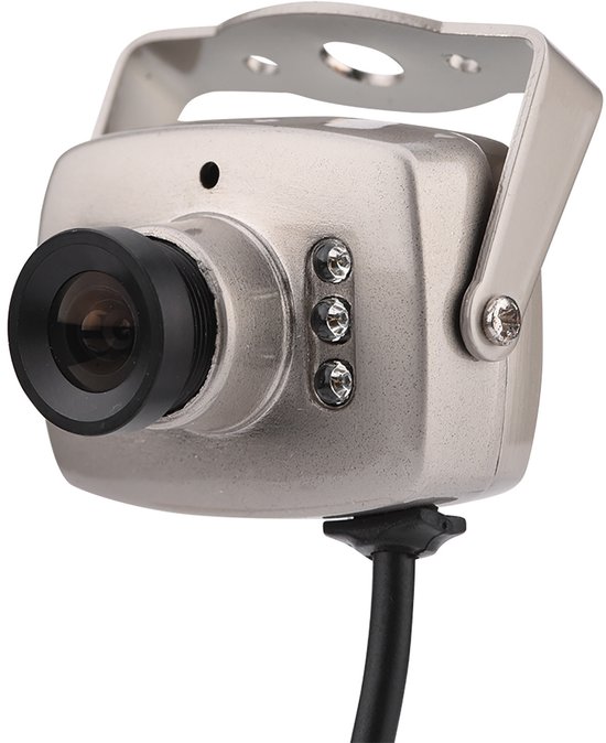 Oneay Mini camera, mini 6LED bedrade CMOS CCTV bewakingscamera met nachtzicht, digitale camera PAL/NTSC (PAL-systeem) van Merkloos — afbeelding 5