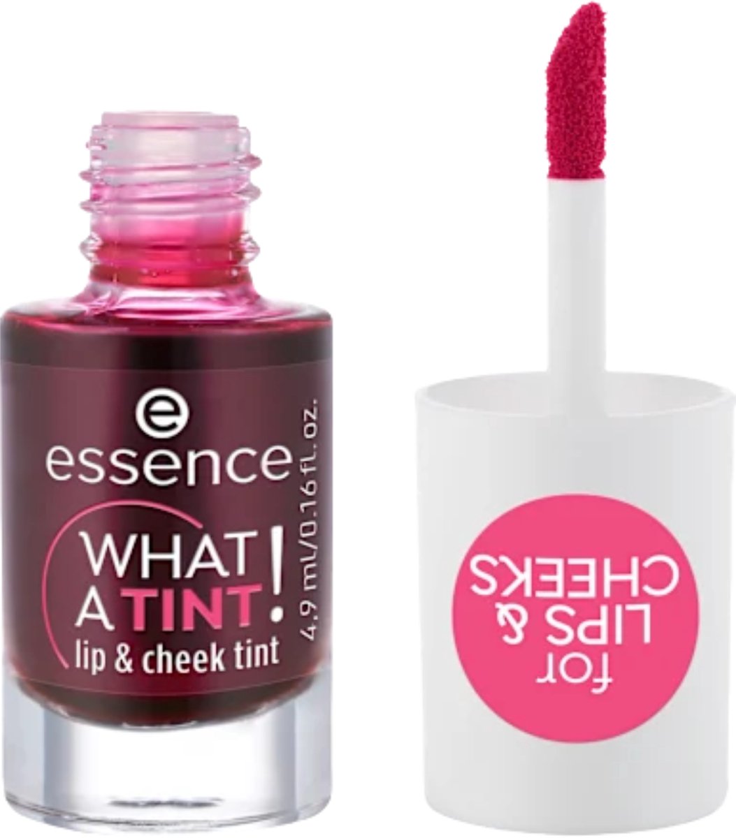 essence WHAT A TINT! lip & cheek tint – Liptint Lippen & Wangen – 01