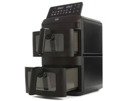 FriFri Airfryer Duo Slim FR0813028BLP 2800 W Matzwart