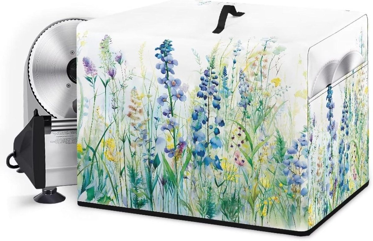 Keuken Apparaat Cover - Stofhoes Snijmachine - Keuken Apparaten Beschermen - Met Zijvak - 41 x 33 x 33 cm