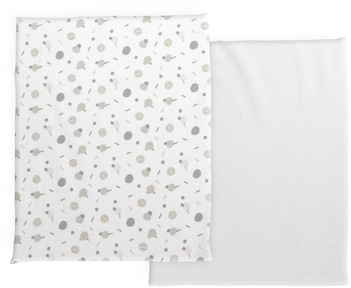 Chicco - Next2me Forever - Katoen Hoeslaken - Set van 2