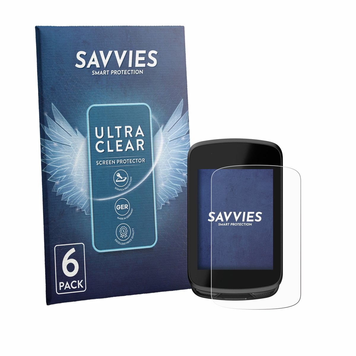Savvies - Screenprotector voor Magene C606 Pro - Folie Beschermfolie transparant 6 Stuks