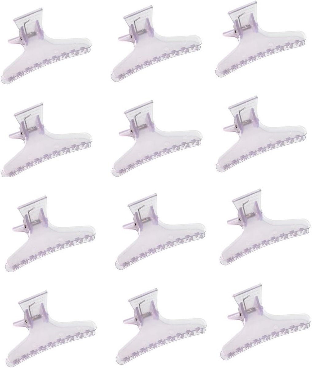 Afdeelklemmen - Haarklemmen Clips - Haar Stylen - Grote Klemmen - 83 x 46 mm - Lila