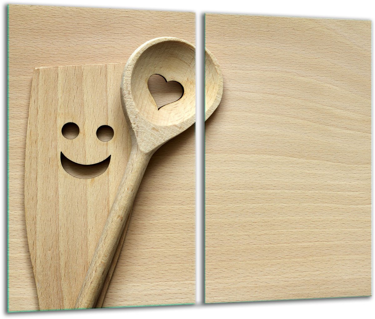 TMK ArtDeko - Snijplank - 30x52cm - Glas - Bescherming Inductiekookplaat