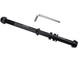 Fietstrainer Steekas Spies - Steekas Adapter - Indoor Fietsen - CNC Precisie Bewerking - 12 mm P1.5 - Zwart