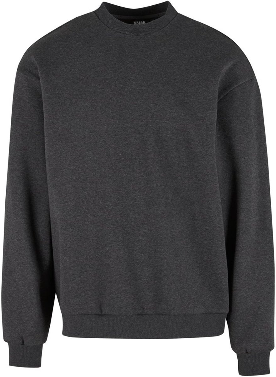 Urban Classics Fluffy Crewneck sweater/trui M Grijs