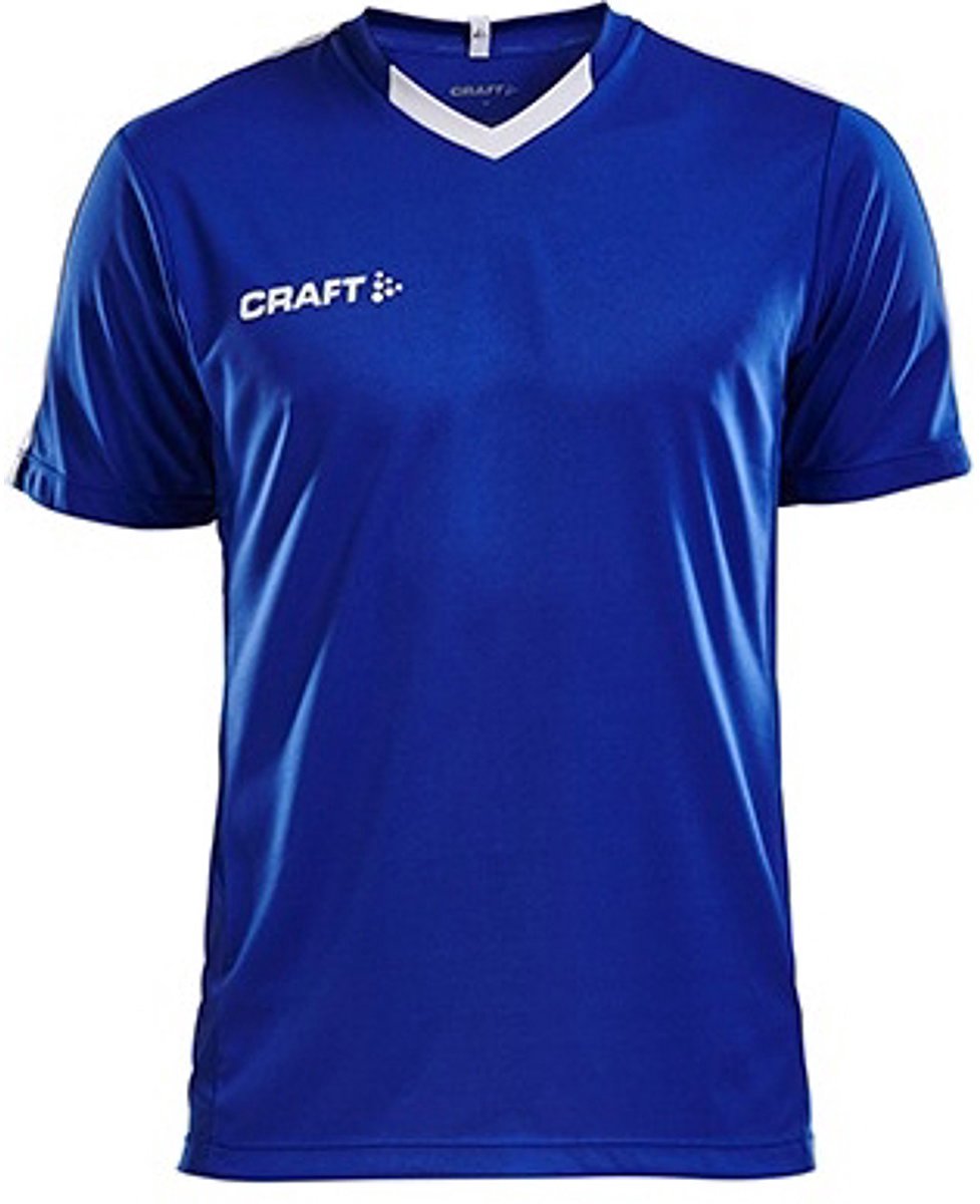 Craft Progress Contrast Shirt Korte Mouw Heren - Royal Blue | Maat: S
