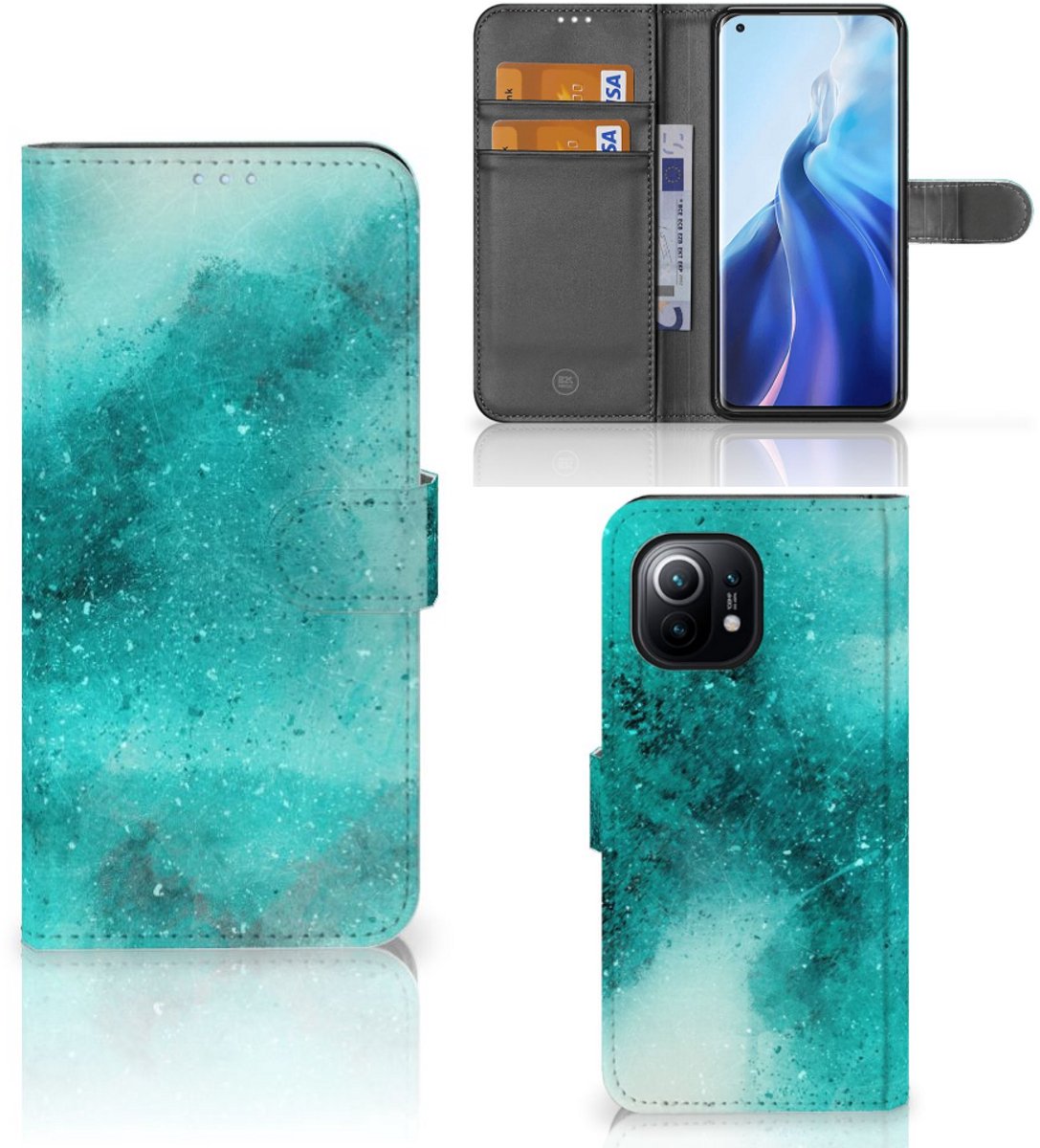 Hoesje Xiaomi Mi 11 Painting Blue