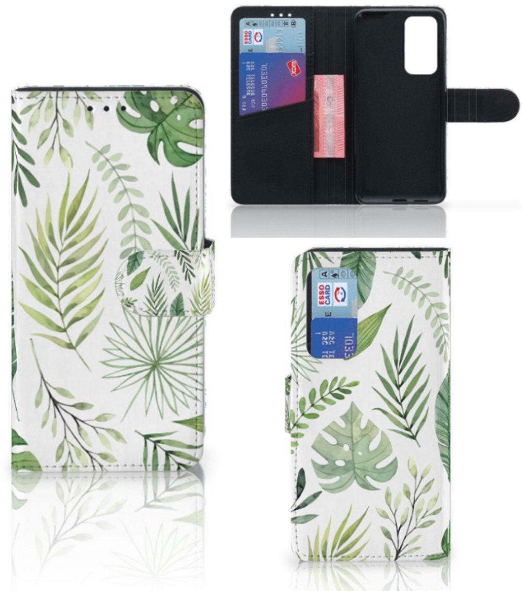 Huawei P40 Hoesje Leaves
