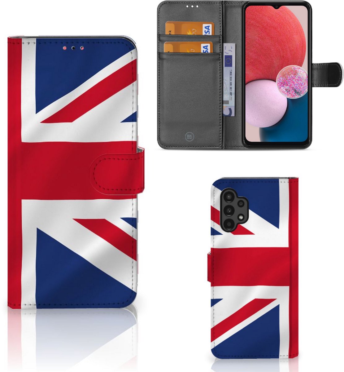 Samsung Galaxy A13 (4G) Bookstyle Case Groot-Brittannië