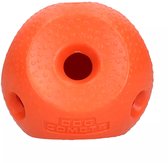 Dog Comets Voerbal Voor Honden - Hondenspeelgoed - Snuffelbal - L13 x B10 x H9 cm - Treat Lock Ball - Oranje