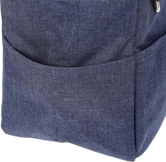 Geïsoleerde Lunchtas - Kleine Koeltas - Eten en Drinken - Dubbellaags Ontwerp - 7 Liter Inhoud - Marineblauw — afbeelding 4